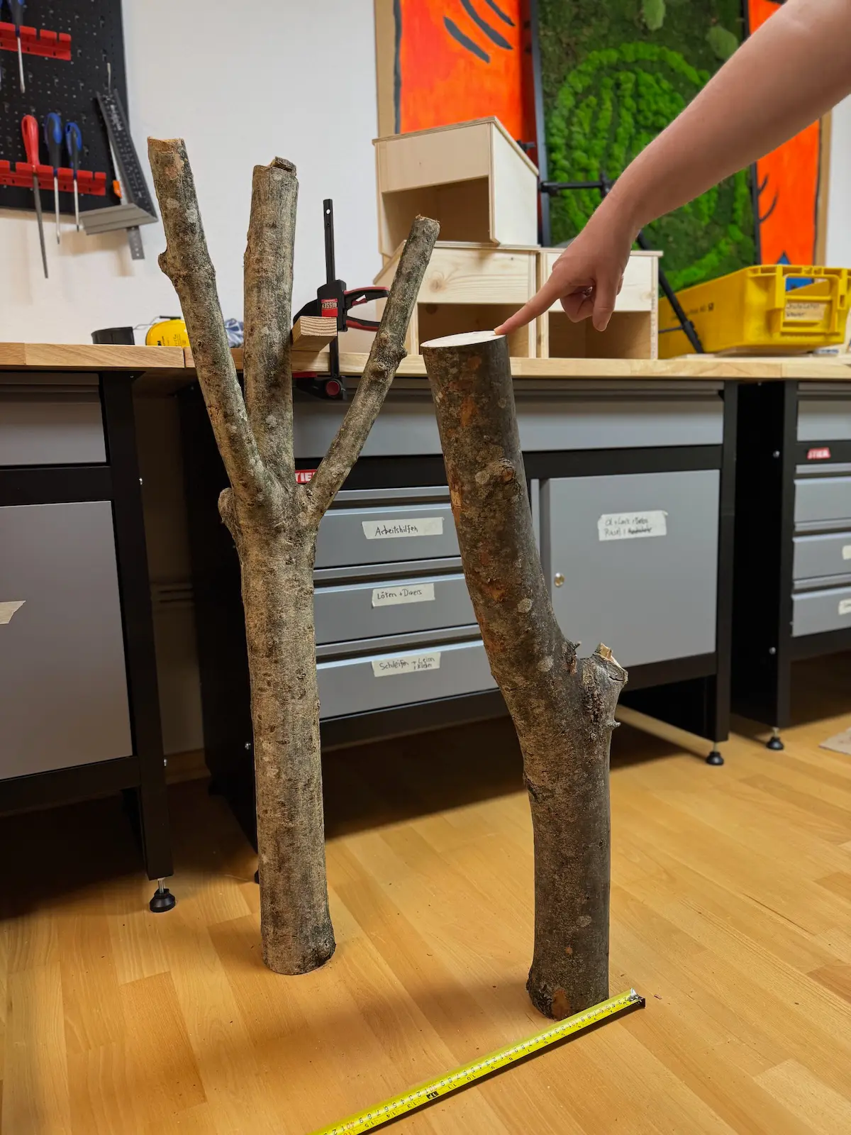 XXL Kratzbaum mit Baumstmmen DIY  Ikea-Upcycling-Anleitung