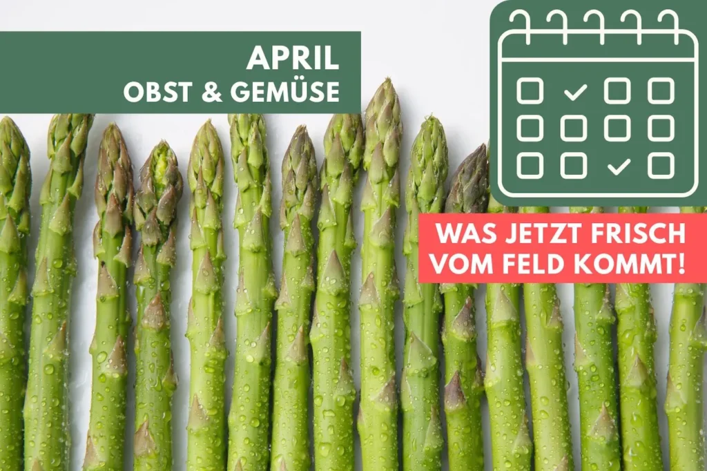 Nasser grüner Spargel