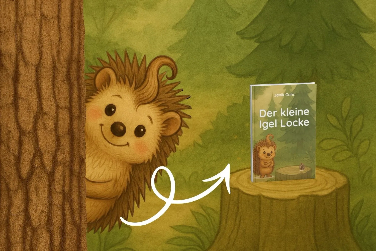 Der kleine Igel Locke – das Buch