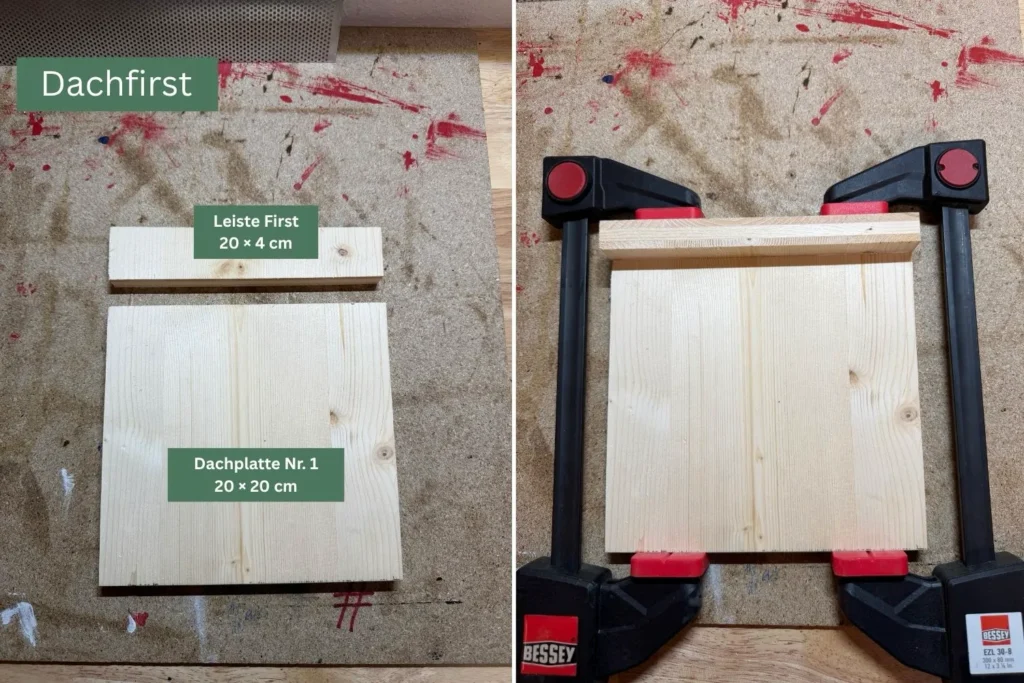 Skizze Maße Dachfirst