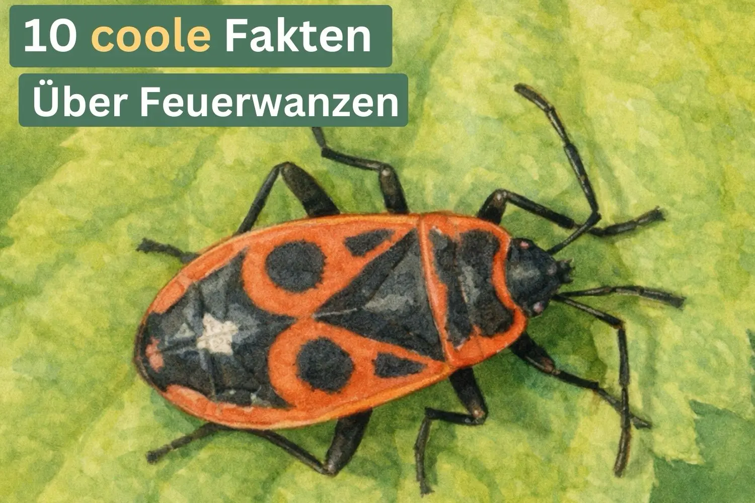 10 coole Fakten über Feuerwanzen
