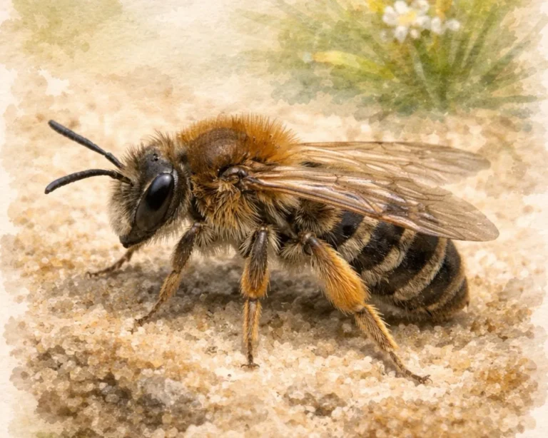 Darum sind Wildbienen wichtiger als Honigbienen – und was du wirklich für sie tun kannst sandbiene-andrena-art-boden