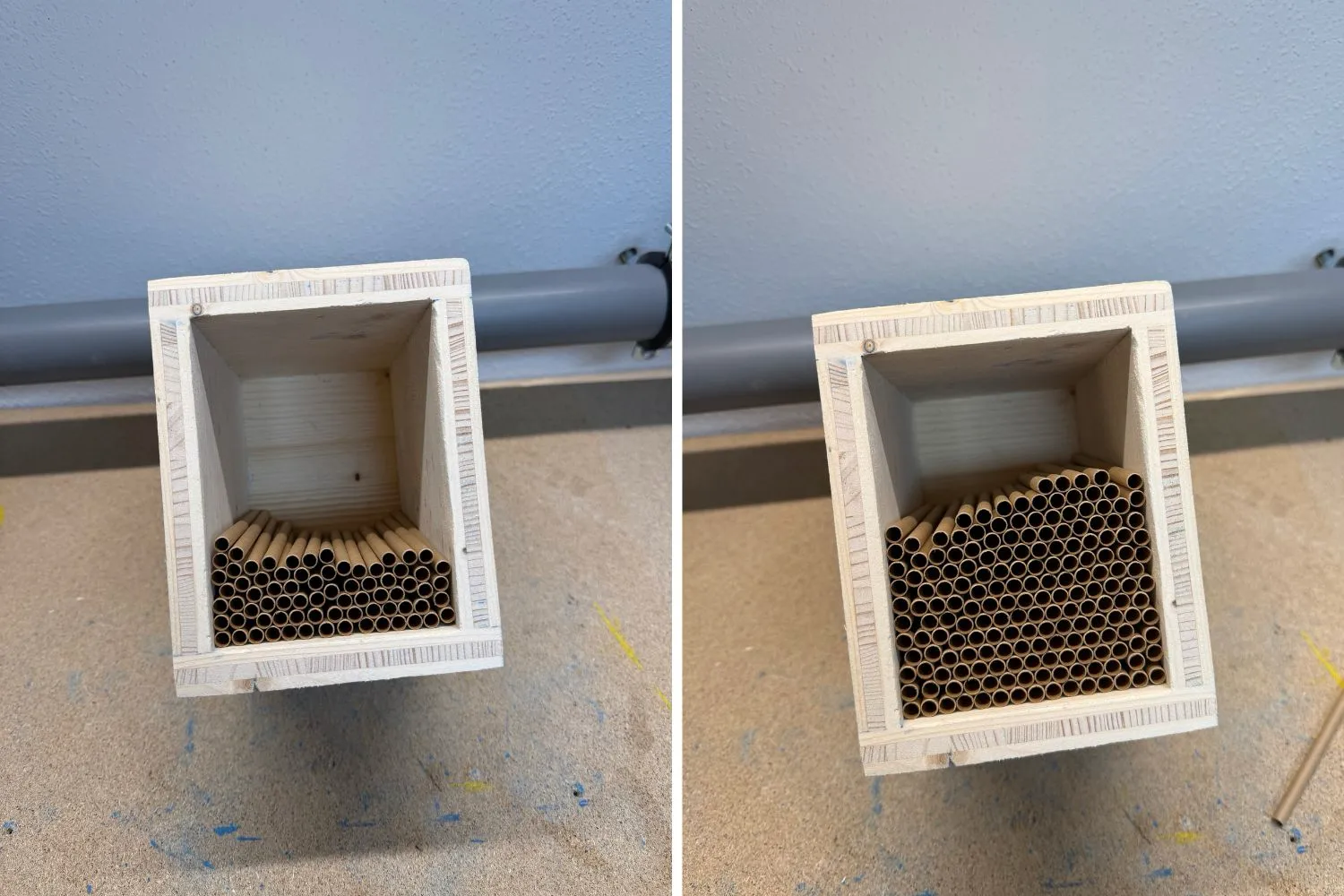 Nisthilfe fr Wildbienen selbst bauen : Anleitung mit Nisthlsen