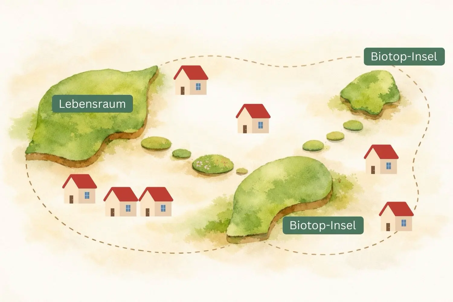 Trittsteinbiotop einfach erklärt: Bedeutung, Beispiele und warum sie so wichtig sind