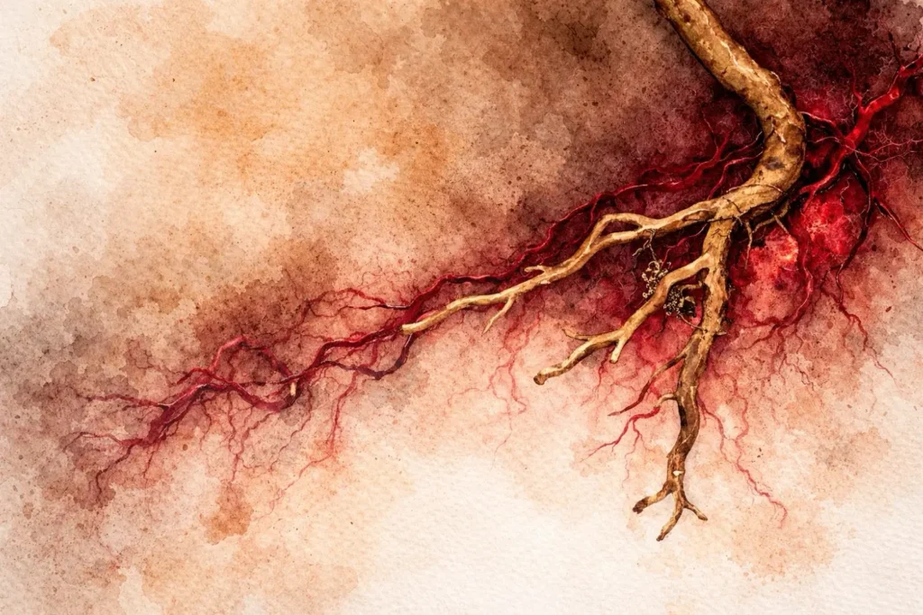 Kleiner Klappertopf (Rhinanthus minor) als Halbparasit – Wurzeln verbinden sich mit Gräsern und entziehen ihnen Nährstoffe