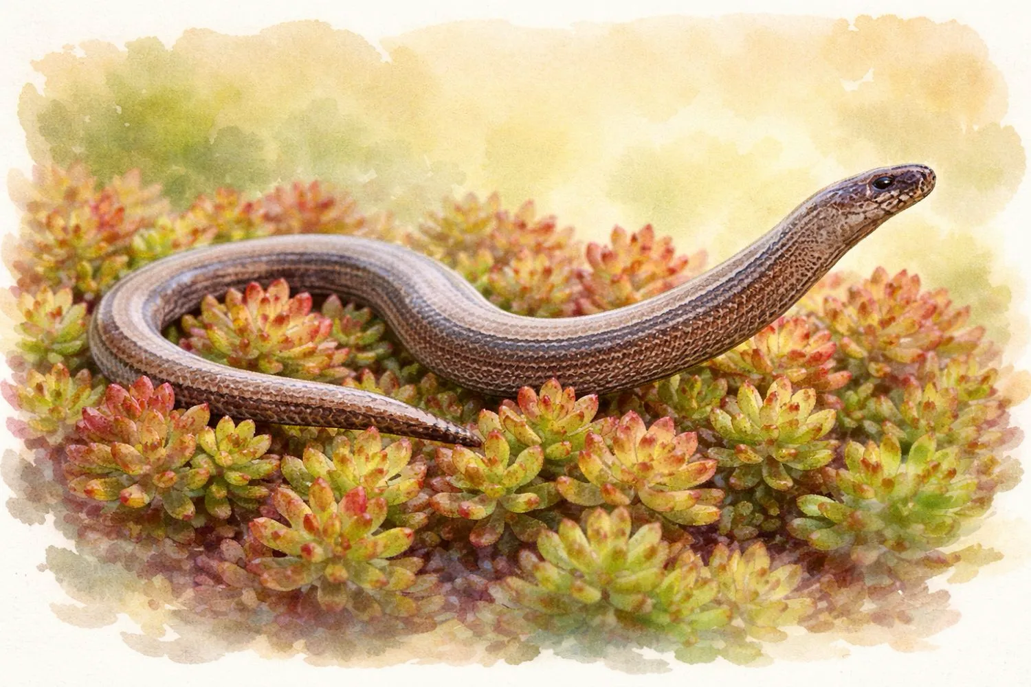 Blindschleiche im Garten: harmloser Nützling oder Grund zur Sorge?