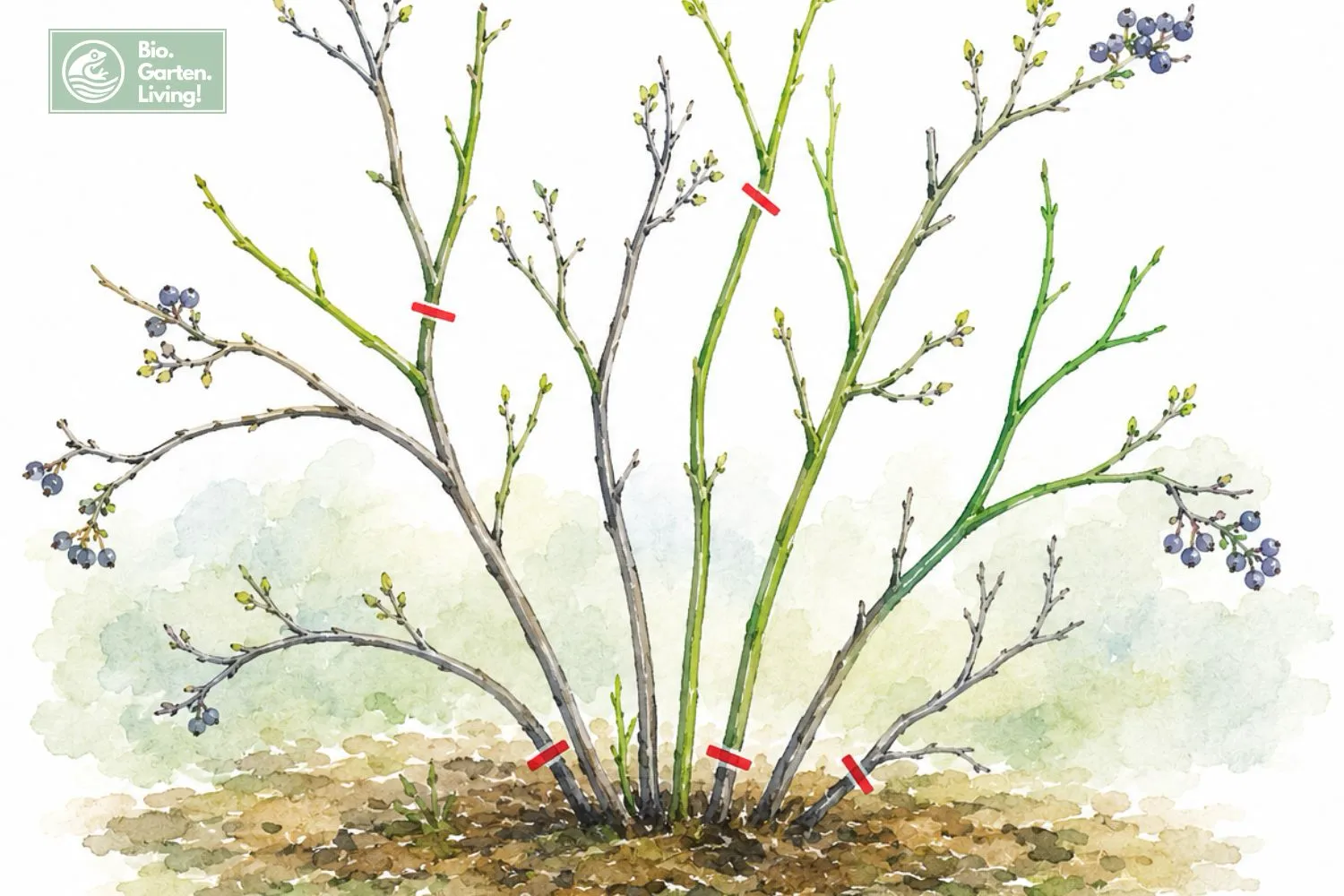 Blaubeeren schneiden: So bleiben Heidelbeeren vital & ertragreich