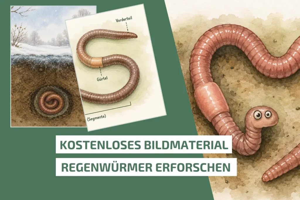Kostenfreies Bildmaterial zum Thema Regenwurm
