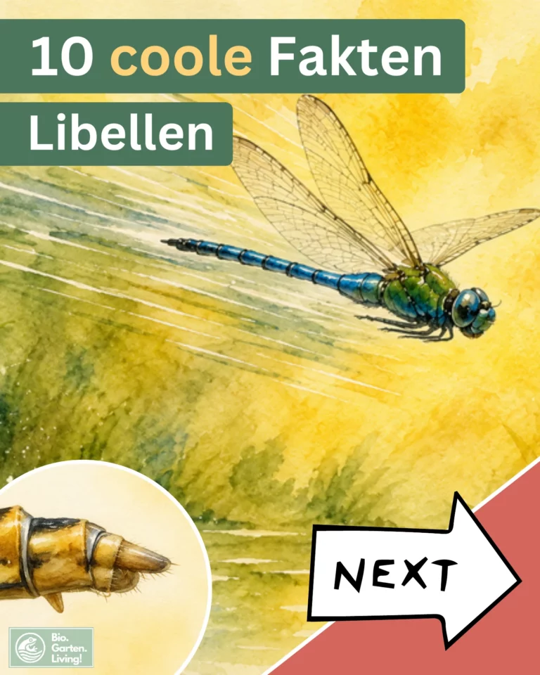 Vorschau der Naturkarte über Libellen.