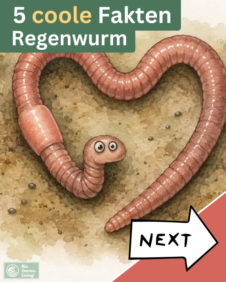 Vorschau der Naturkarte über Regenwürmer.
