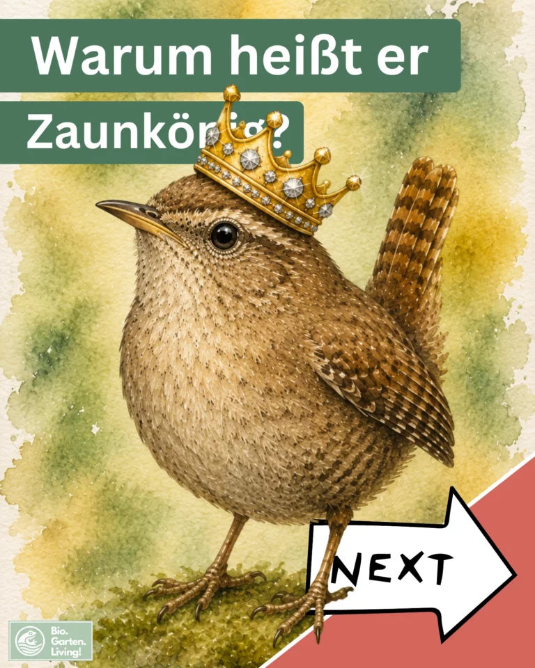 Vorschau der Naturkarte über die Fabel vom Zaunkönig.