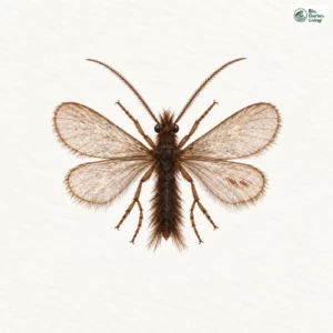 Aquarell: Kiefernheiden-Sackträger