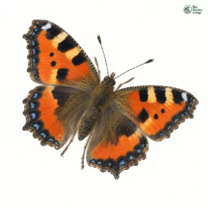 Aquarell: Kleiner Fuchs