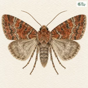 Aquarell: Heidenrasen-Graseule