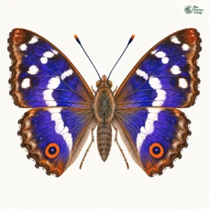 Aquarell: Großer Schillerfalter
