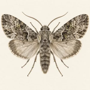 Aquarell: Goldruten-Mönch