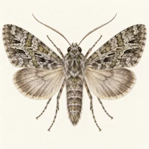 Aquarell: Lattich-Mönch