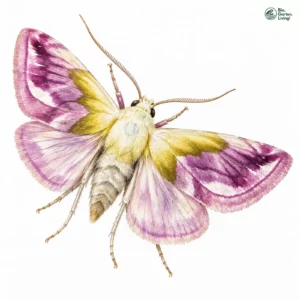 Aquarell: Purpur-Zwergeulchen