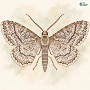 Aquarell: Hellbrauner Kräuter-Kleinspanner