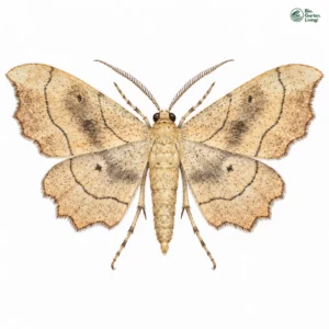 Aquarell: Eckrandiger Kleinspanner