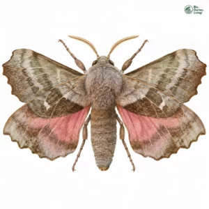 Aquarell: Pappelschwärmer