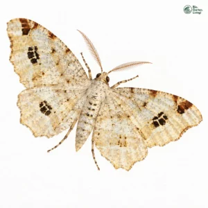 Aquarell: Birken-Eckflügelspanner