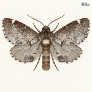 Aquarell: Birken-Glattrandspinner