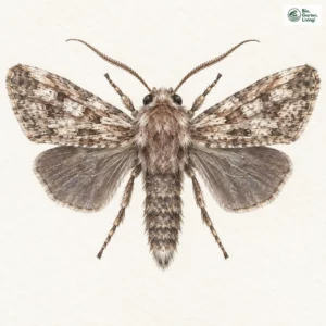 Aquarell: Zottiger Sackträger