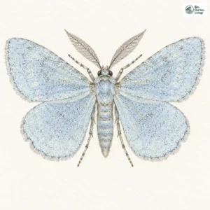 Aquarell: Heideland-Streifenspanner