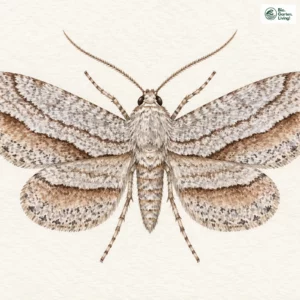 Aquarell: Wiesenrauten-Blattspanner