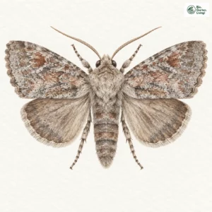 Aquarell: Hauhechel-Garteneule
