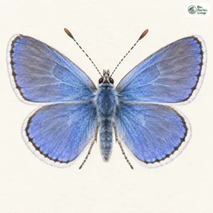 Aquarell: Gemeiner Bläuling