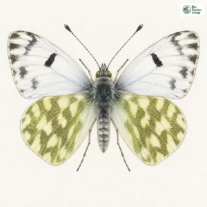Aquarell: Alpen-Weißling