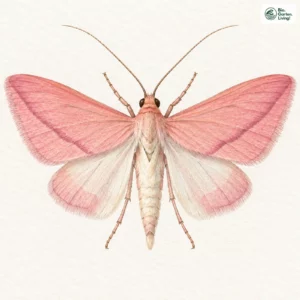 Aquarell: Schwefelgelber Schmuckspanner