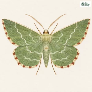Aquarell: Grüner Trockenkräuterspanner