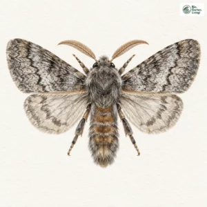 Aquarell: Fichten-Prozessionsspinner