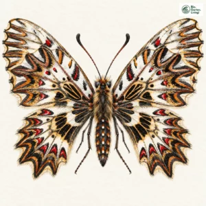 Aquarell: Osterluzeifalter