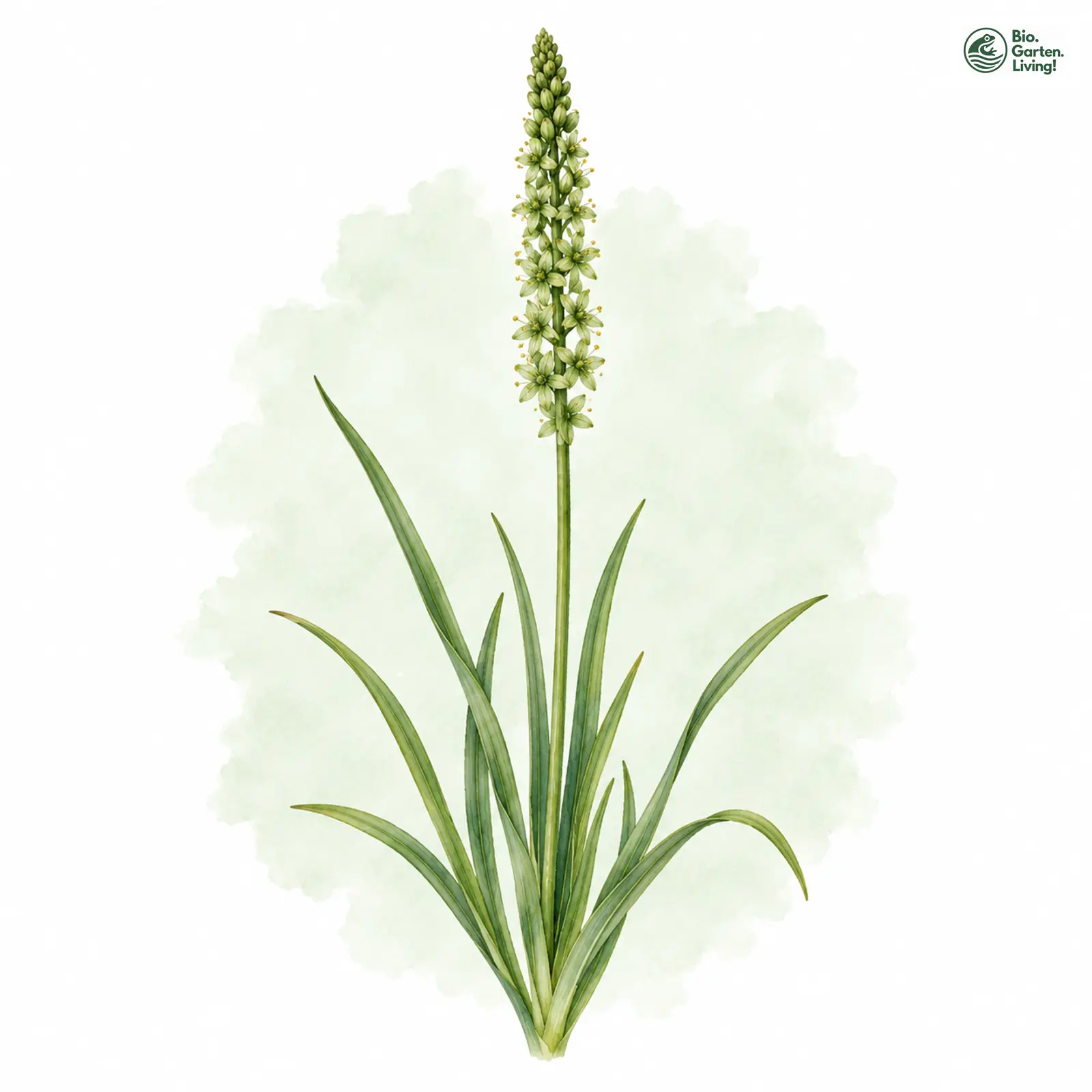 Aquarellzeichnung: Strand-Dreizack (Triglochin maritima)