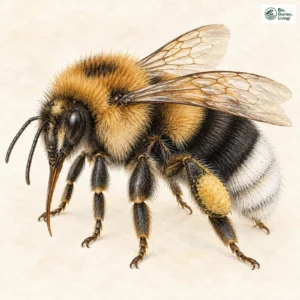 Aquarell: Eisenhut-Hummel