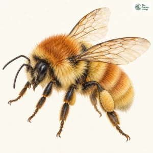 Aquarell: Veränderliche Hummel