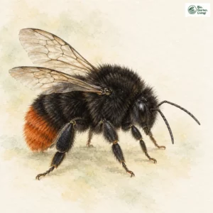 Aquarell: Steinhummel