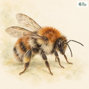 Aquarell: Ackerhummel