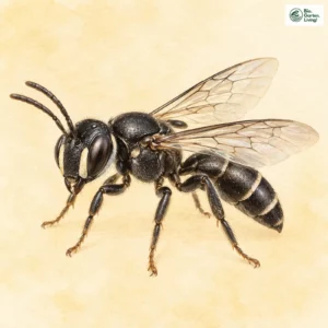 Aquarell: Beulen-Maskenbiene