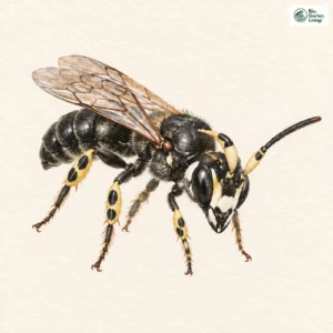 Aquarell: Gredlers Maskenbiene