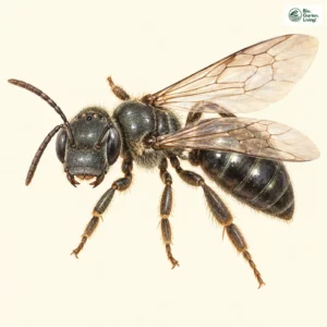 Aquarell: Polierte Schmalbiene