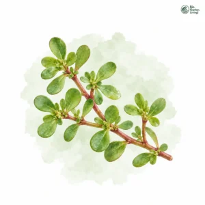 Sommerportulak als Aquarellillustration